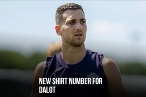 曼联官方：达洛特新赛季将身穿2号球衣，继承自离队的林德洛夫